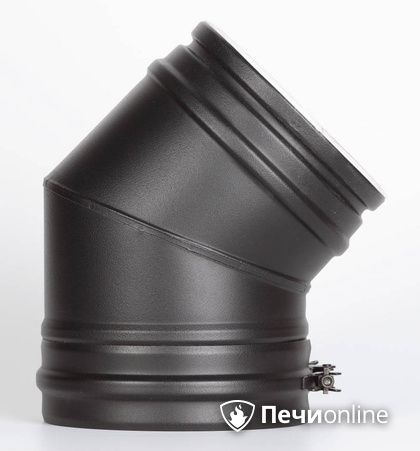 Колено 45° Schiedel Отвод 45° д.150 PM25 (Черный) Permetr в Астане