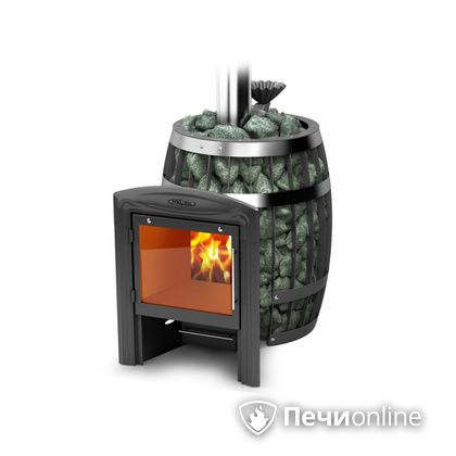 Дровяная банная печь TMF Саяны II Carbon Витра ЗК в Астане