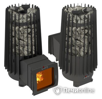 Дровяная печь-каменка GrillD Cometa Vega 180 window long Max в Астане