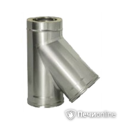 Дымоход Дымок Тройник 45° с изоляцией 0.5 мм. ТRFR45 150/230 в Астане