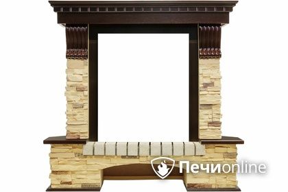Портал для электрокамина Royal Flame Pierre Luxe угловой сланец под классический очаг в Астане
