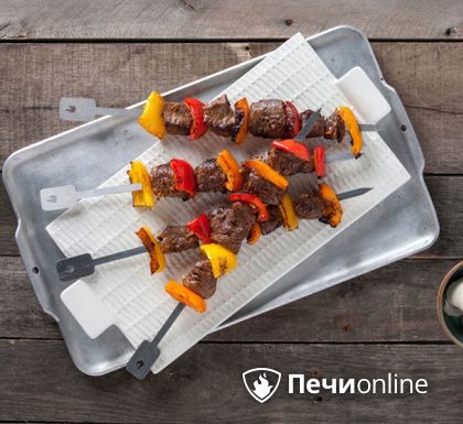 Аксессуар для приготовления на огне Char-Broil Набор шампуров с подставкой для шашлыка в Астане
