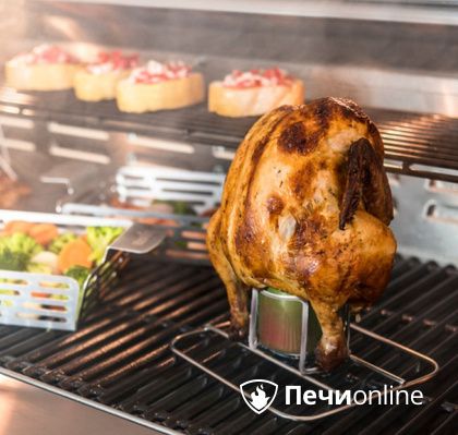 Ростер Char-Broil Grill+ для курицы с креплением для емкости в Астане