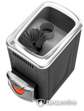 Дровяная банная печь TMF Ангара 2012 Inox ДНС КТК ЗК антрацит в Астане