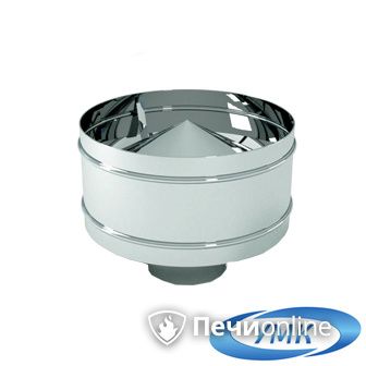 Дымоход УМК Оголовок с дефлектором D100х160 Н+Оц 0.5мм 0.5мм по воде в Астане