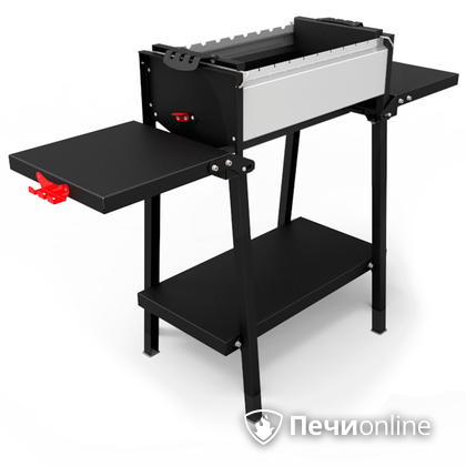Мангал Grillver Крафтикс Сильвер на подставке в Астане